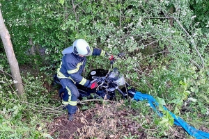 Motorradbergung in Hofstätten