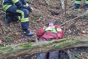 Übung Forstunfall am 16.11.2024