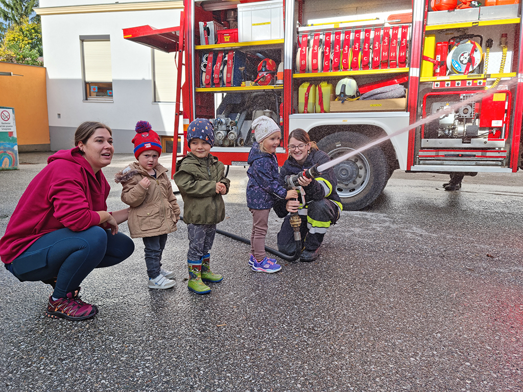 Feuerwehr im Kindergarten